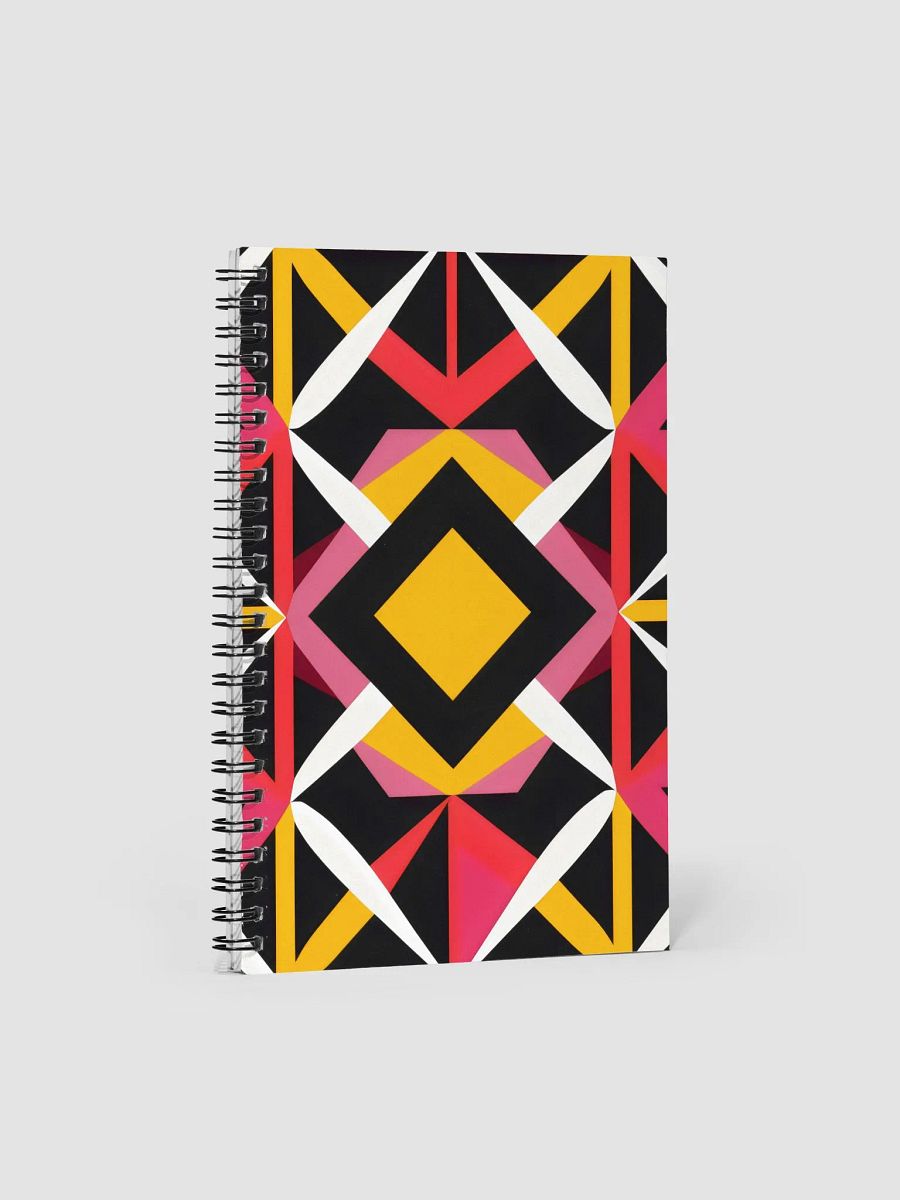 Geometric Harmony Spiral Notebook product image (1)