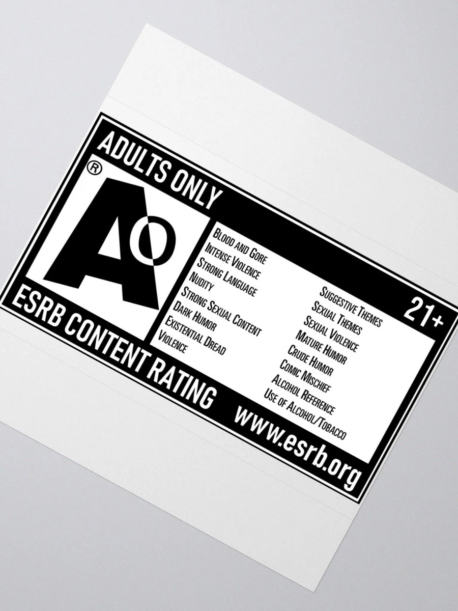 21+ Rating Sticker product image (6)