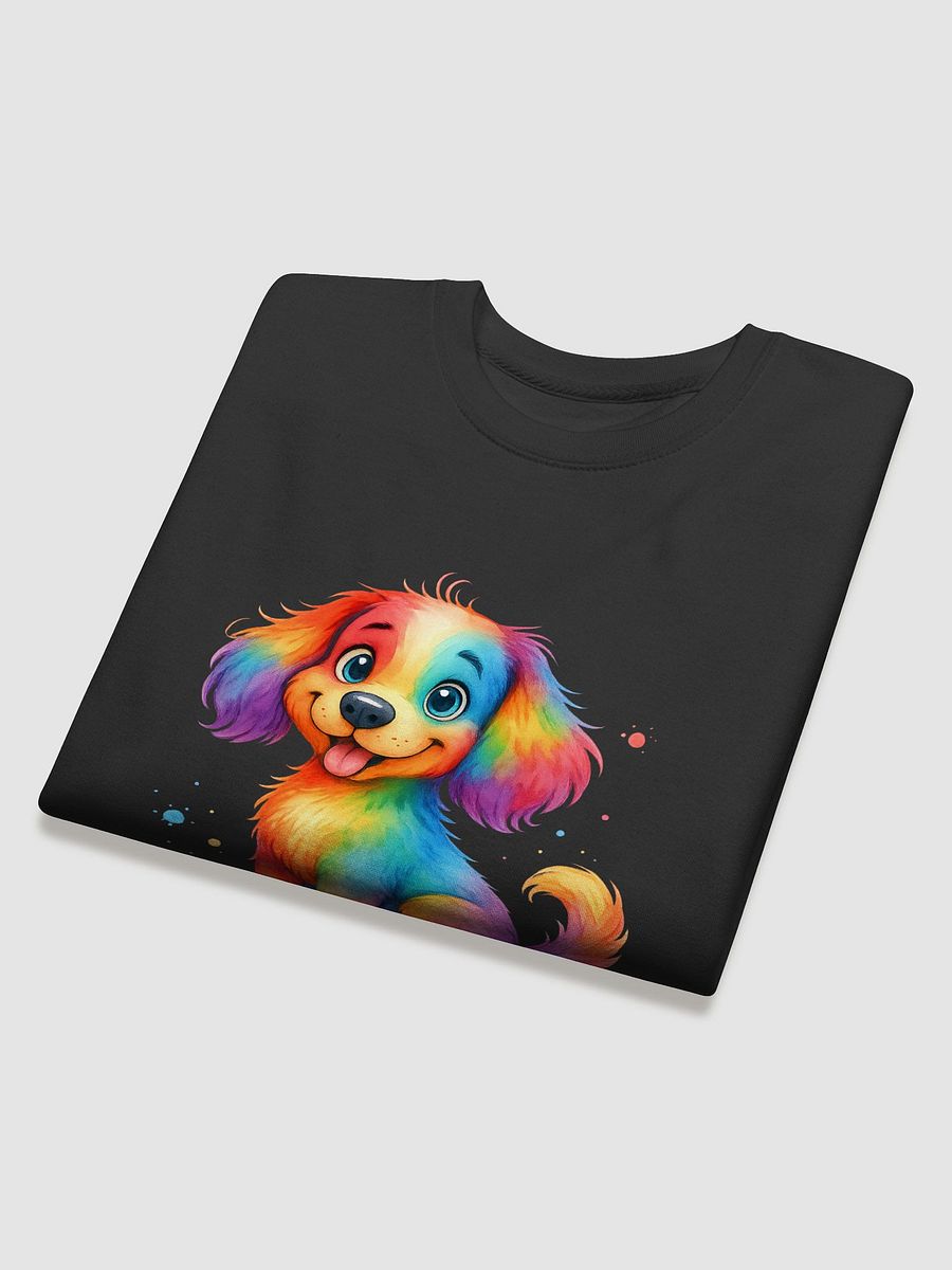 Rainbow Fur Cartoon Dog Sweatshirt product image (4)