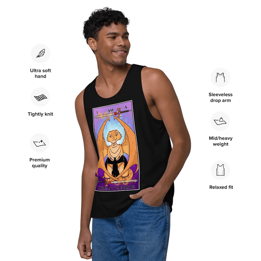 Day of the Dragon Tarot Card Tank Top product image (12)