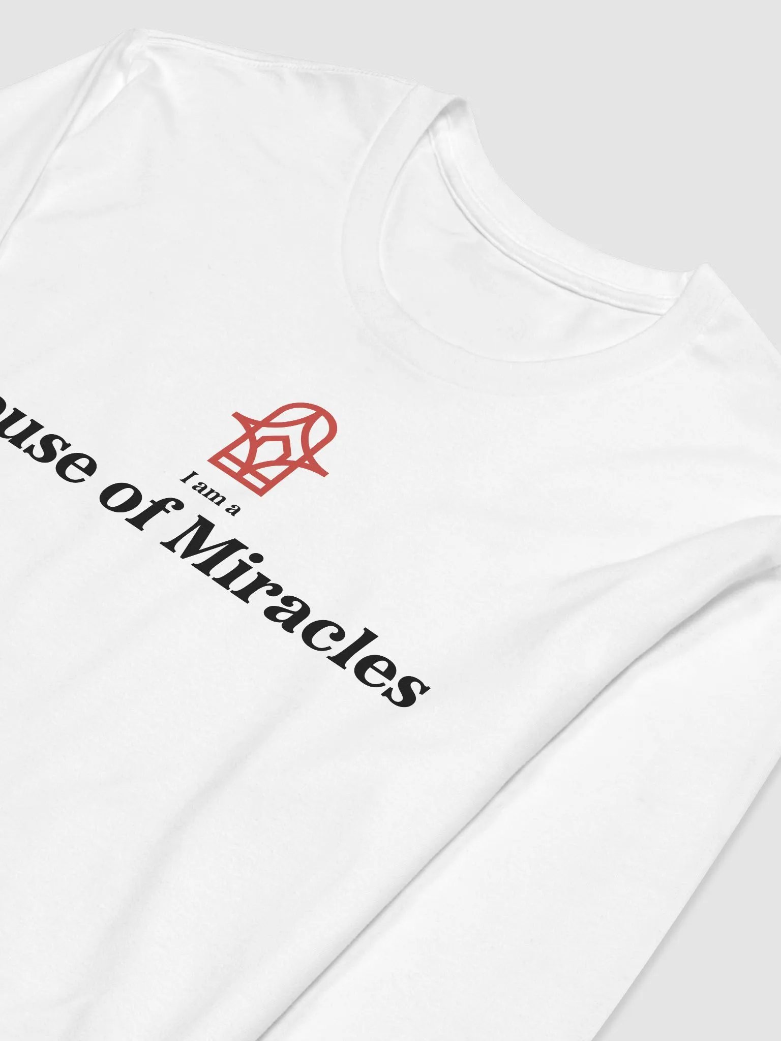 I am a House of Miracles | Longsleeve | Black Print product image (3)