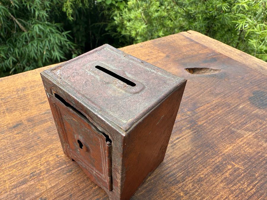 🎎 Japanese Tin Coin Bank — Mid-Showa Era — Japan Antique Roadshow product image (3)