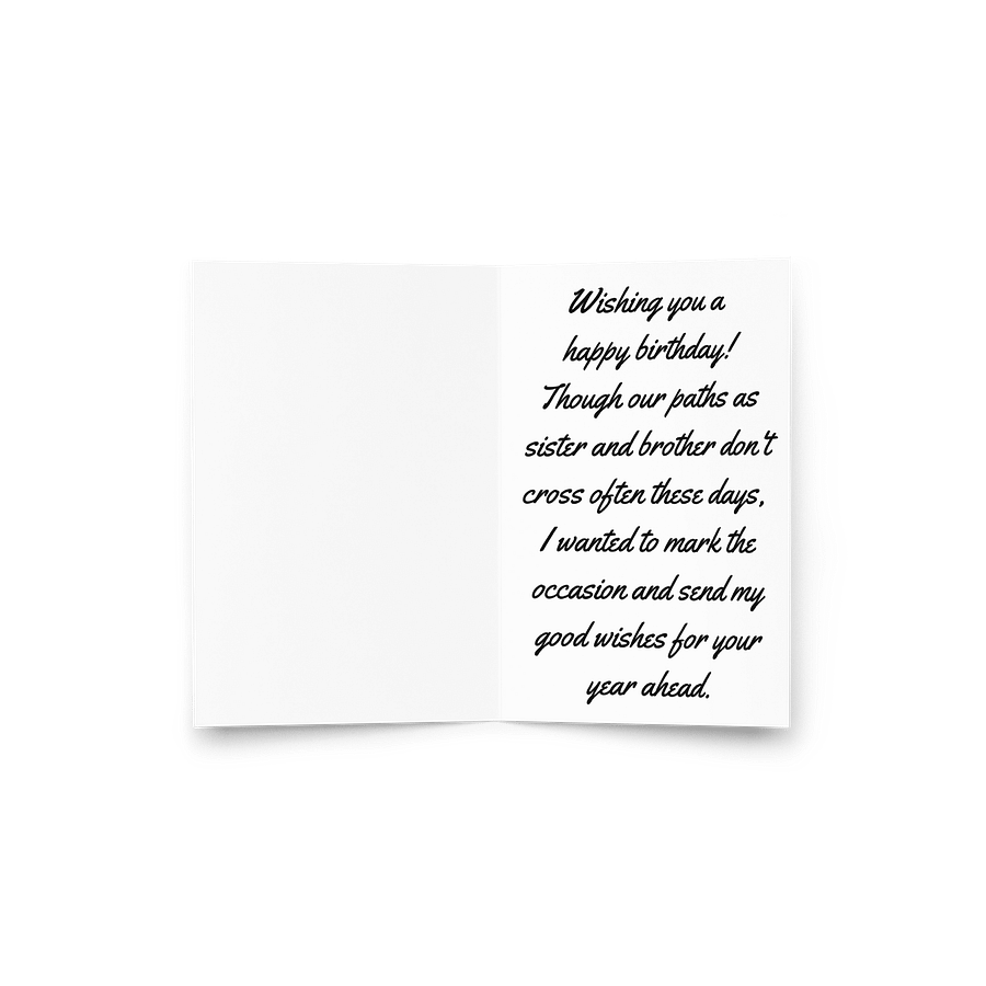 Birthday card - General tone product image (3)