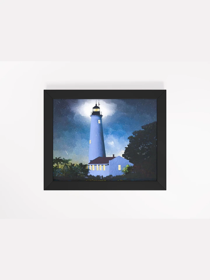 Historic St Marks Lighthouse – Florida Framed Poster product image (1)