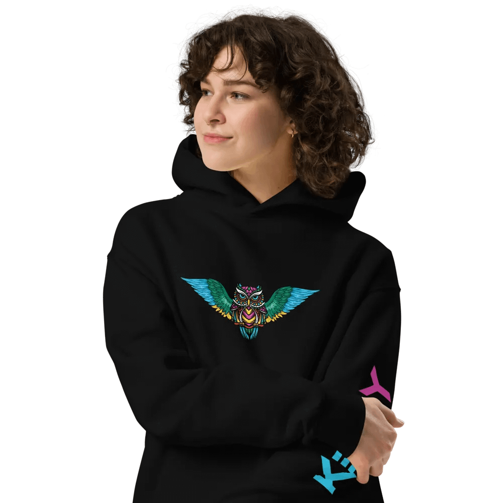 Unisex OWL Oversized Hoodie product image (4)