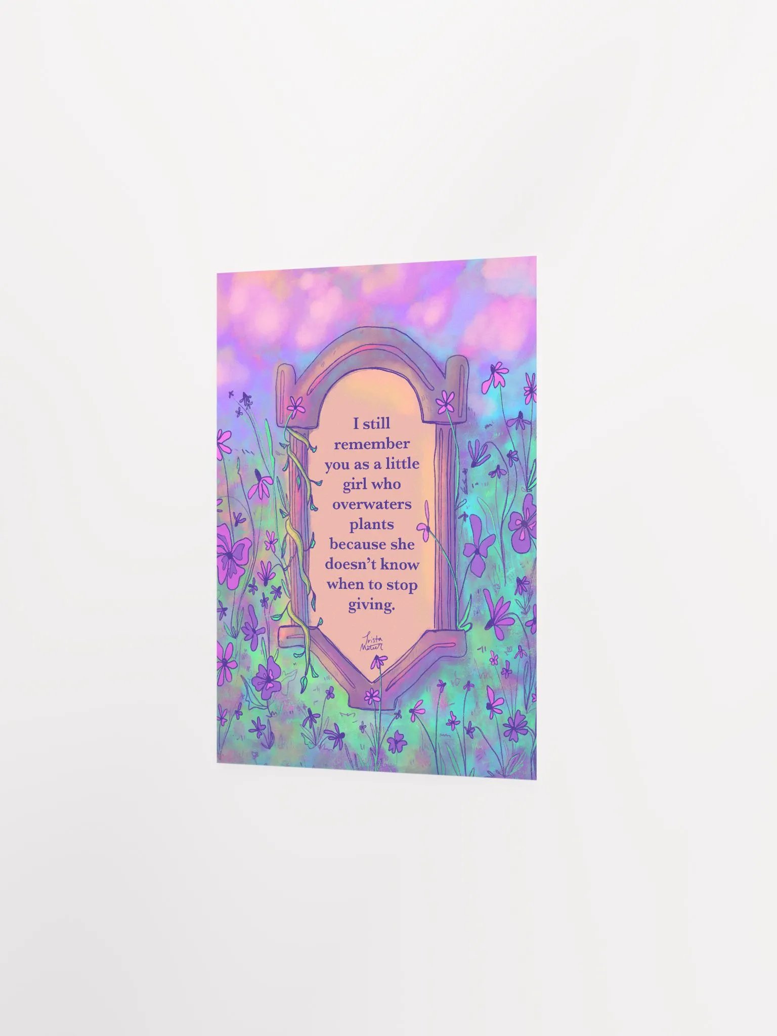 Overwatering Plants Art Print product image (2)
