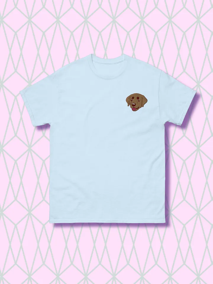 Brown Labrador retriever Dog Embroidered T-Shirt product image (1)