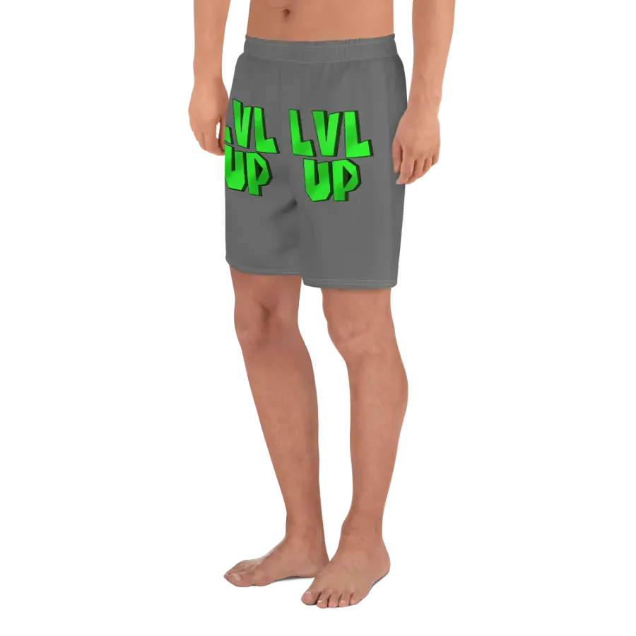 LVL UP Mens Grey Workout Shorts product image (3)