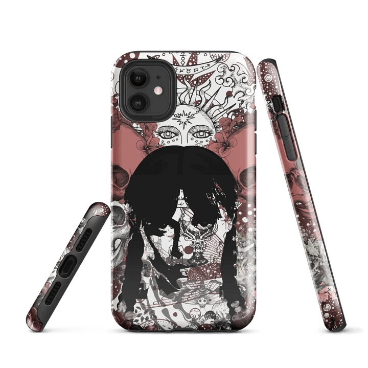 Goth style print tough iPhone case product image (1)
