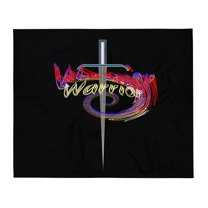 Warrior - Black - Throw Blanket product image (1)