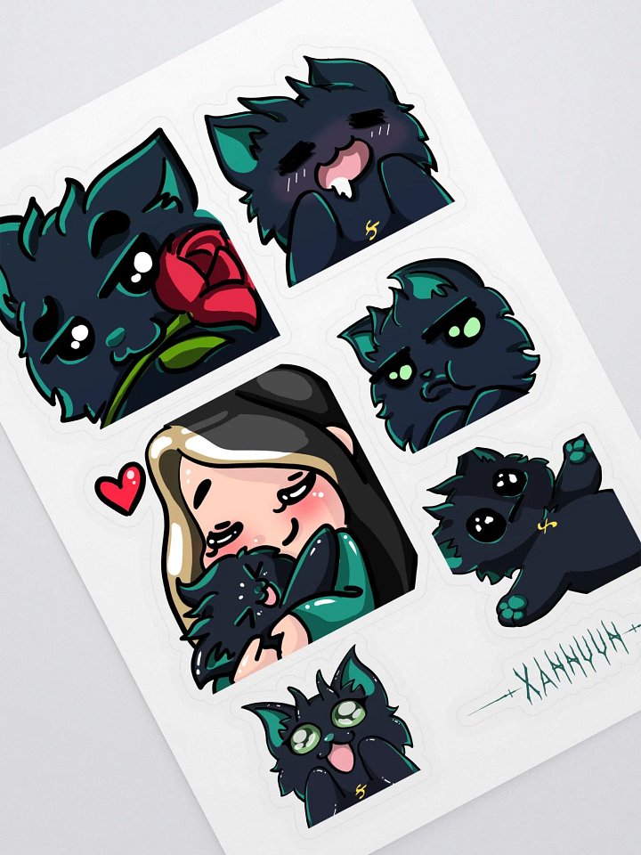 Xylia Emote Sticker Set product image (1)