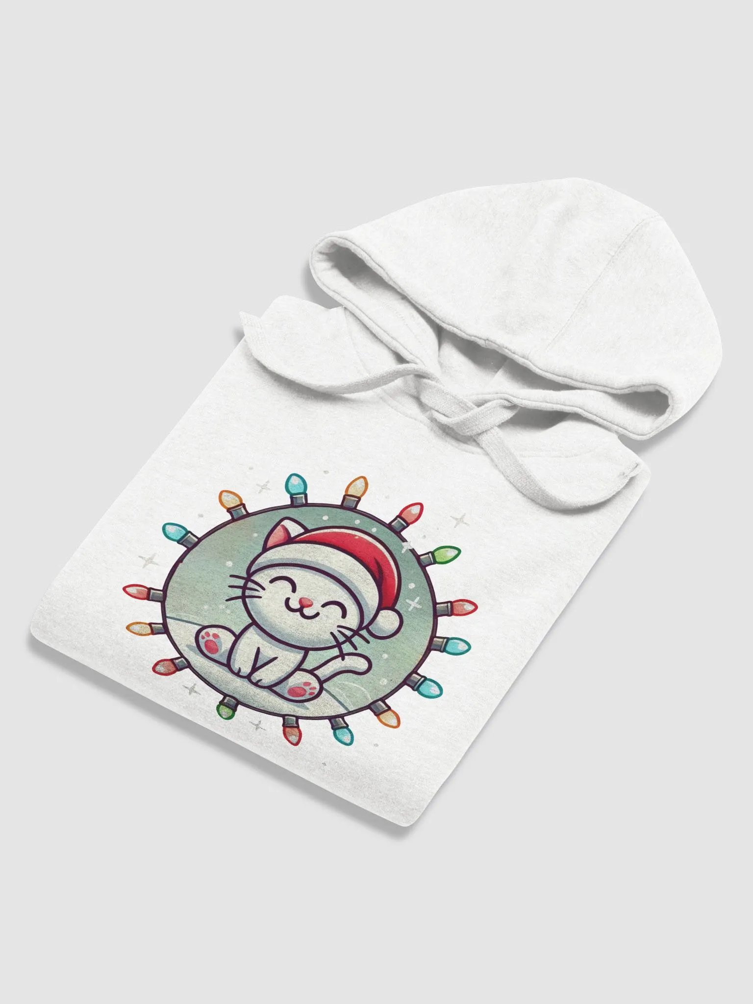 Merry Catmas Lights Hoodie product image (58)