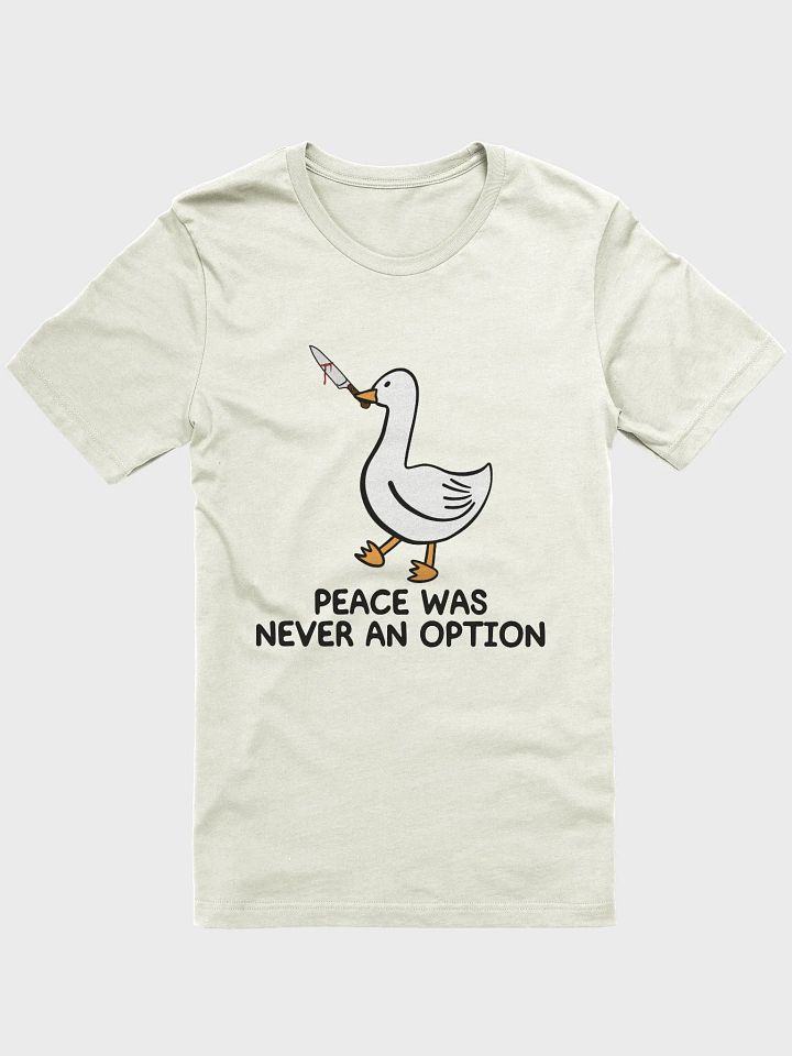 Quirky Goose Cartoon Knife T-Shirt product image (4)