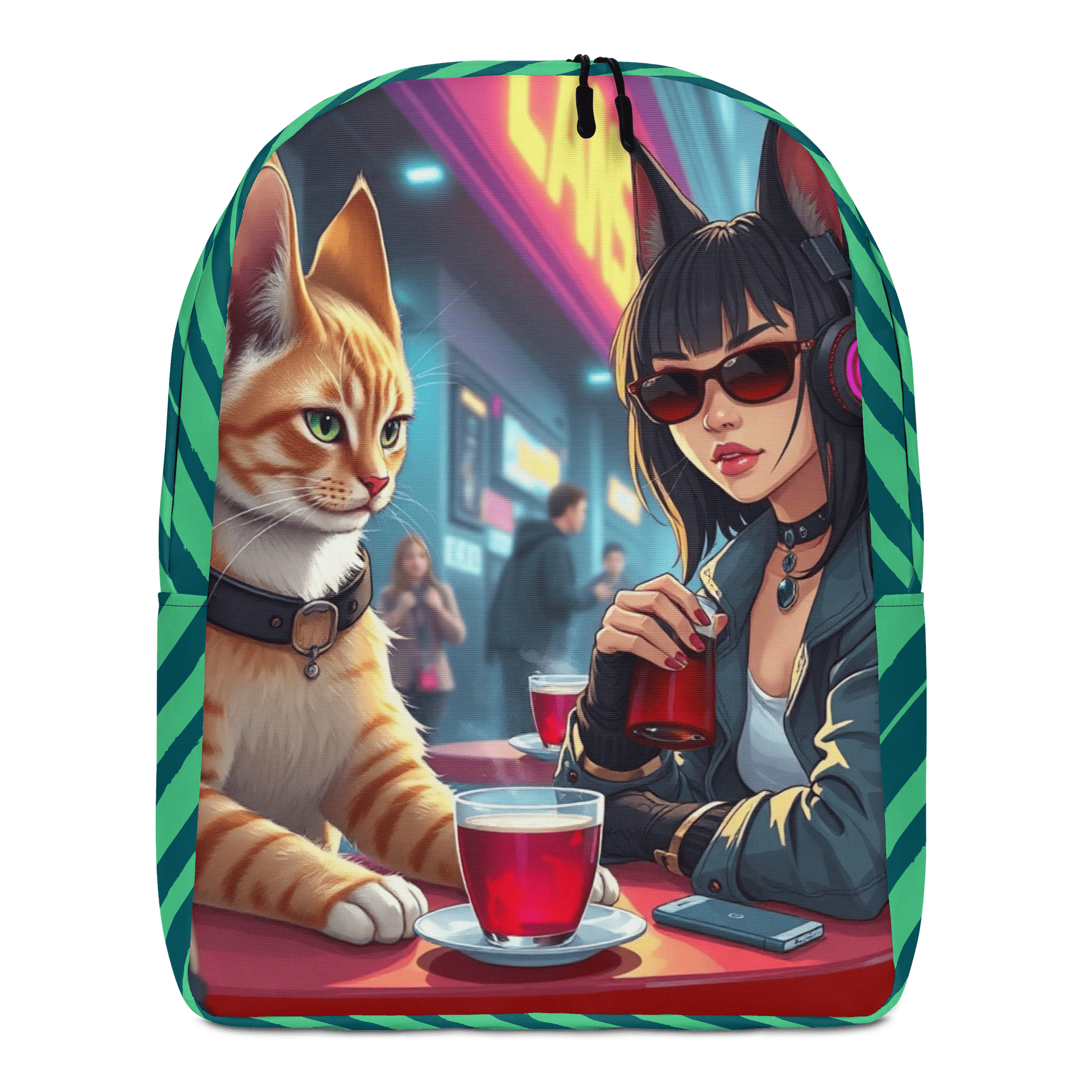 Backack-Neon Whispers: The Red Drink product image (1)