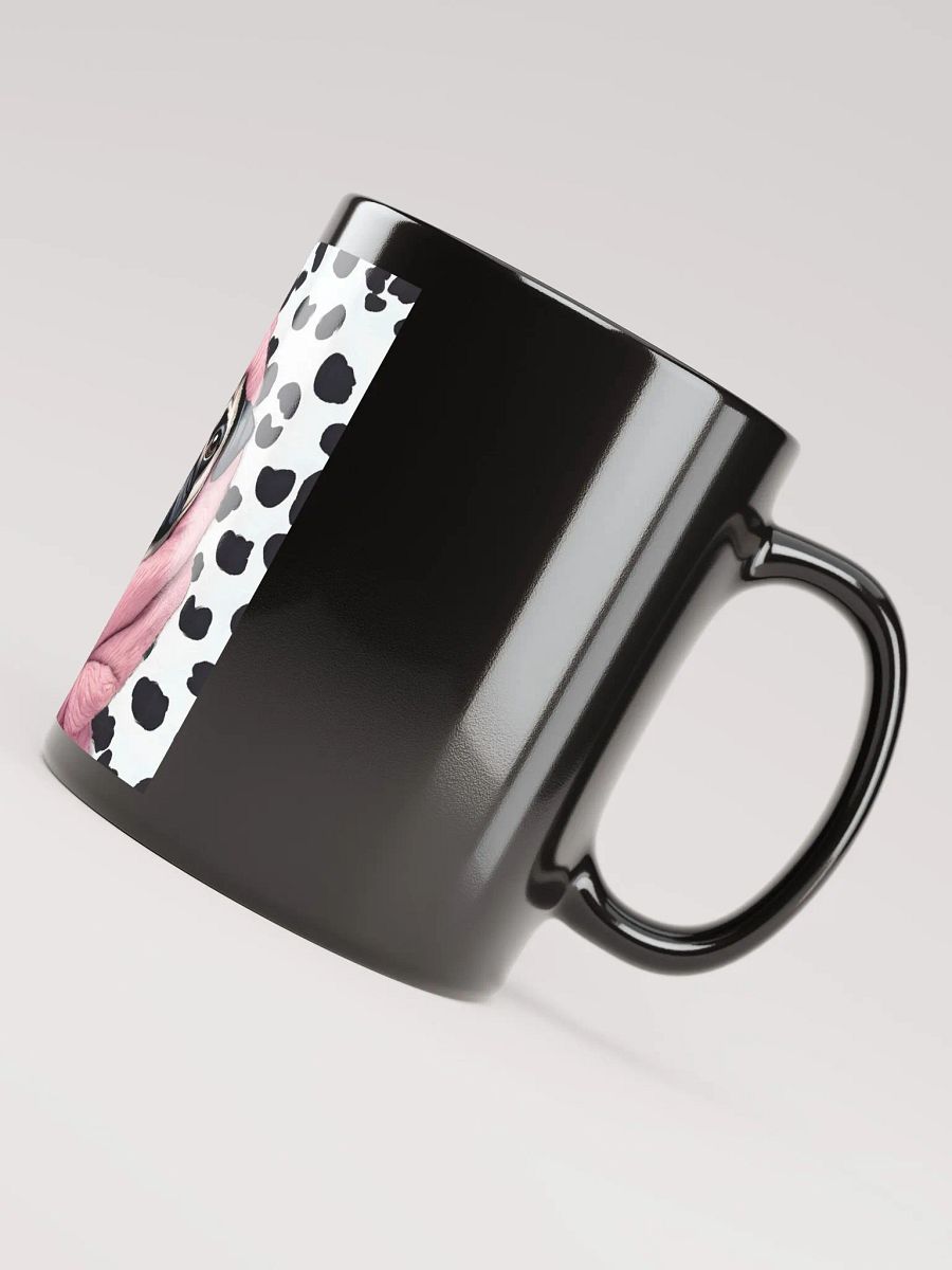 Dotted Pug Black Mug product image (5)