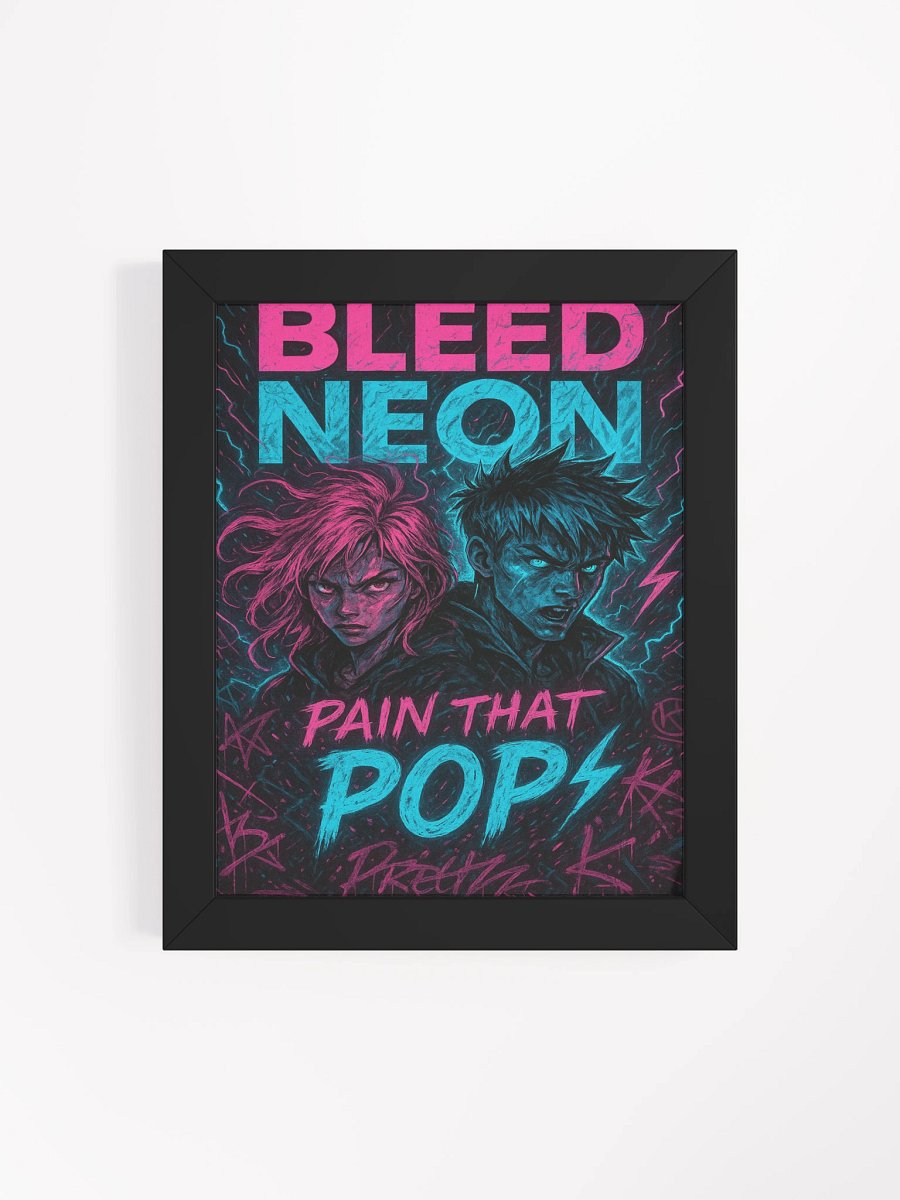 Bleed Neon Framed Poster product image (22)