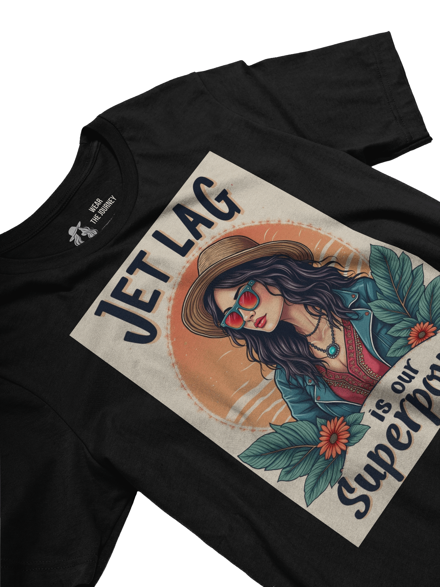 Boho Traveller Jet Lag Superpower T-Shirt product image (20)
