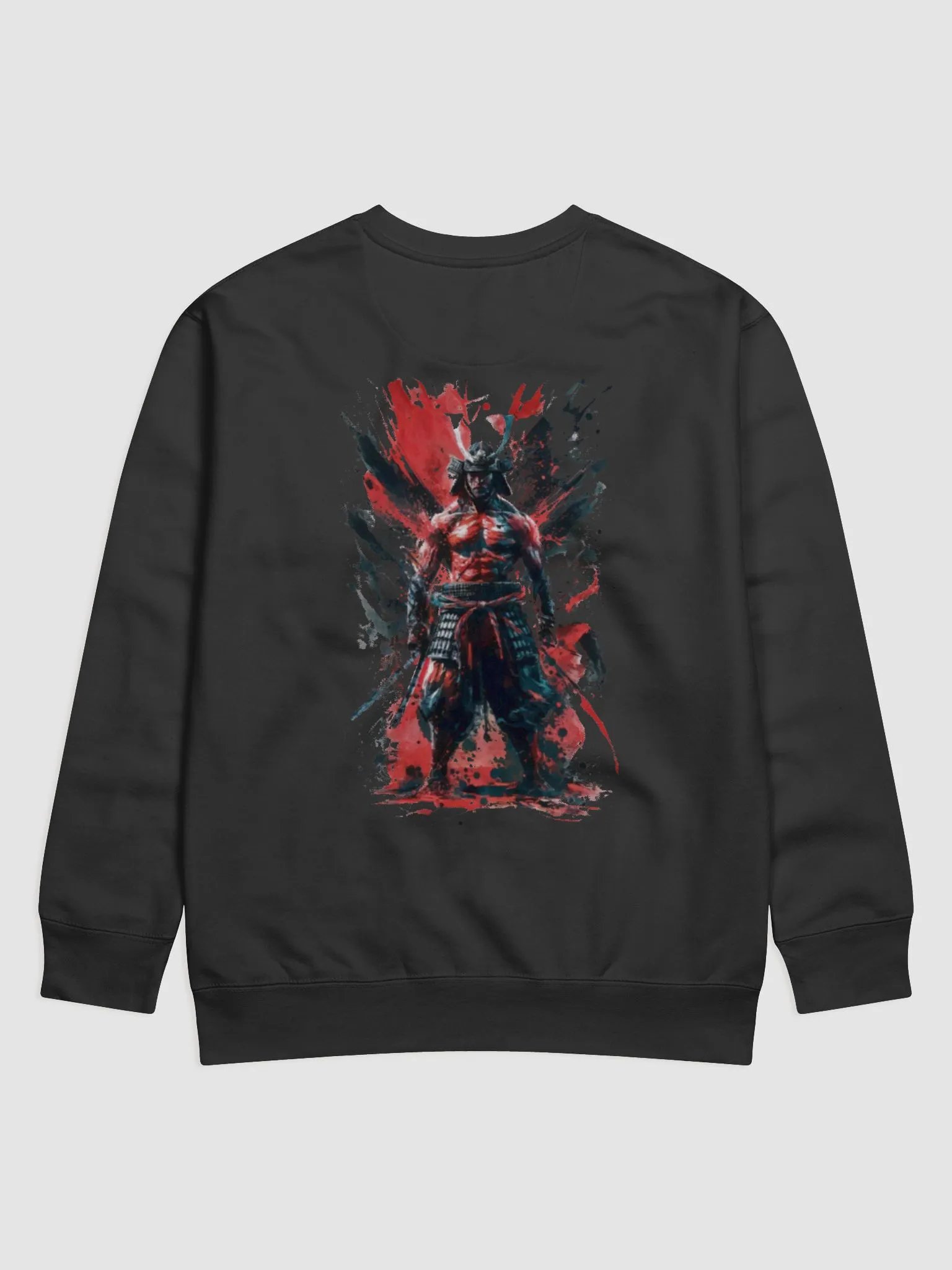 Samurai Warrior Red Splash Premium Sweatshirt product image (2)