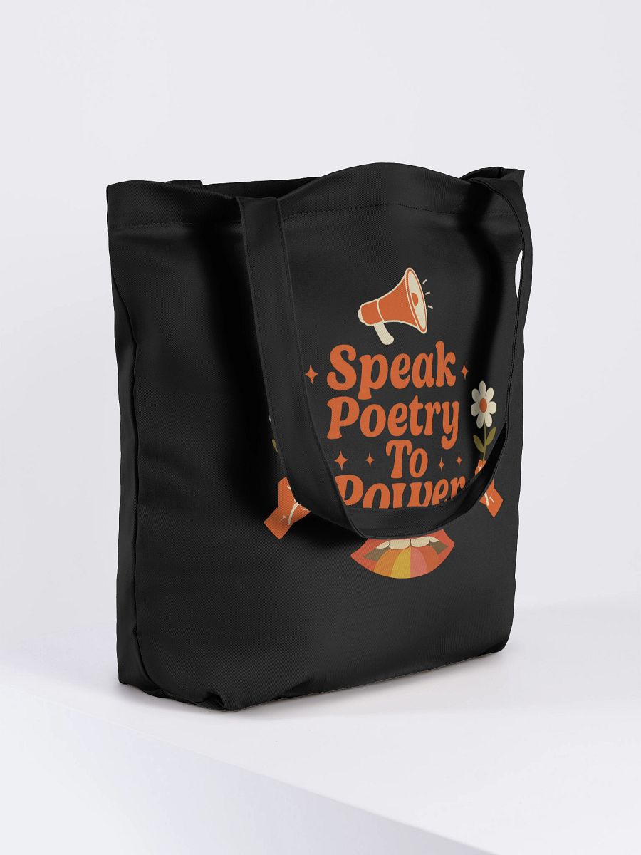 Speak Poetry To Power Tote product image (4)