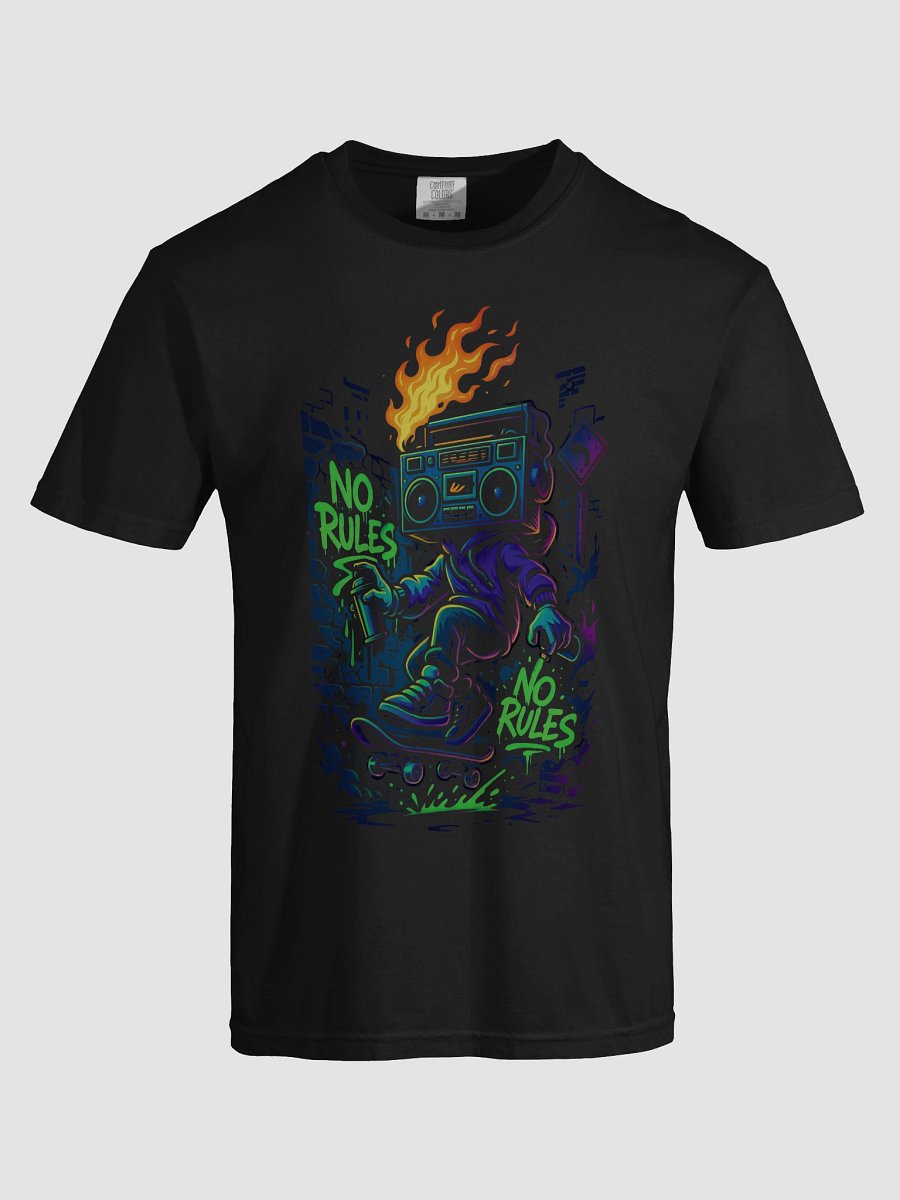 No Rules – Bold Urban Graffiti Text Design product image (7)