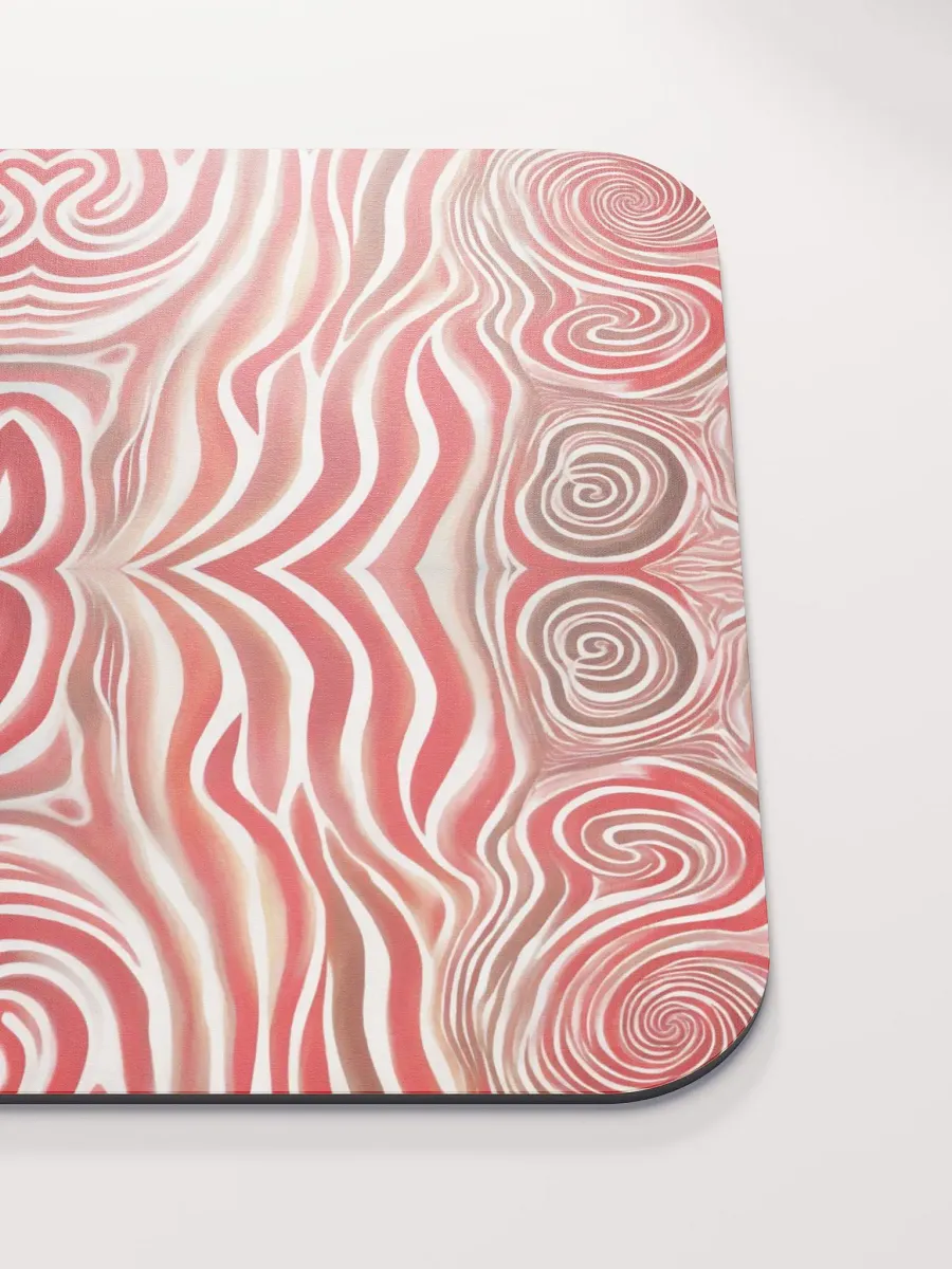 Funky Red Liquid Explosion Tie-Dye Classic Mouse Pad product image (6)