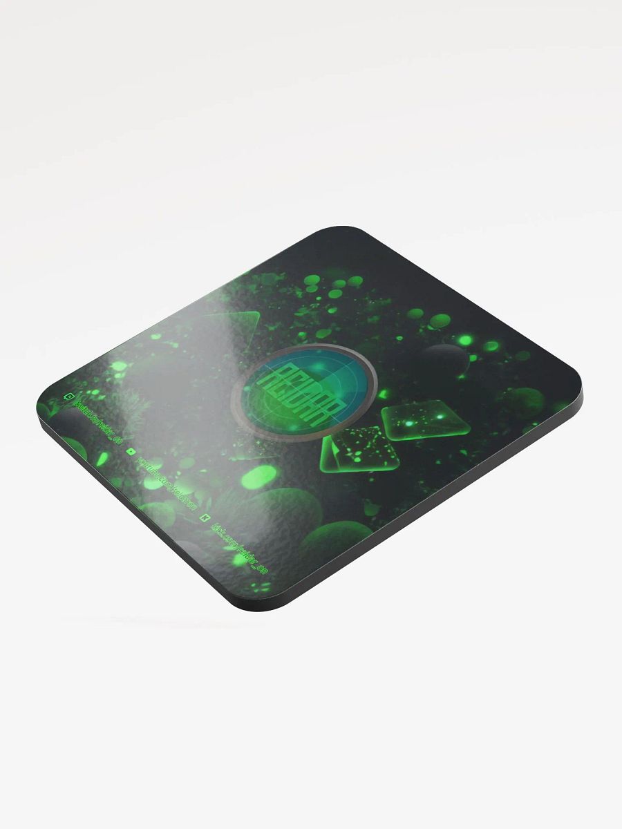Black and Green Coaster with Logo product image (3)