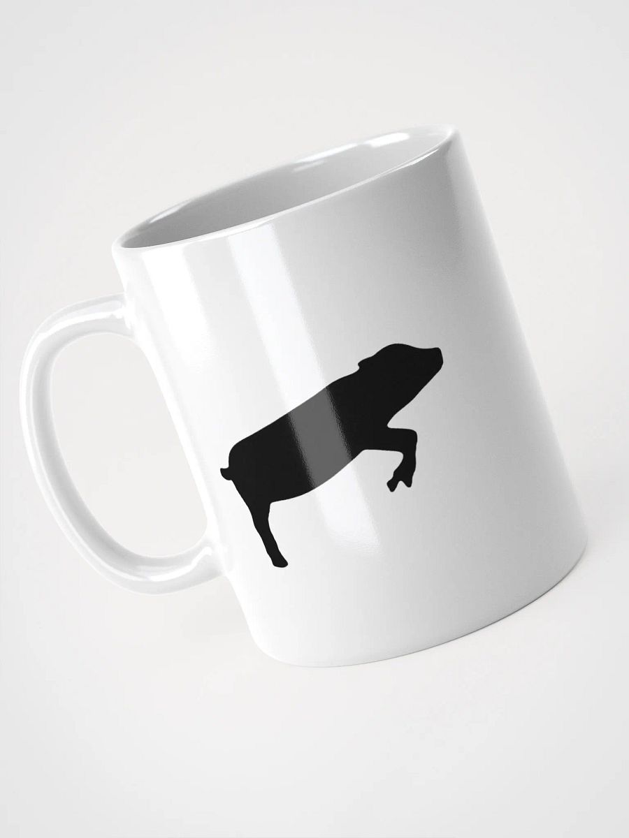 Leaping Pig (White Glossy Mug) product image (3)