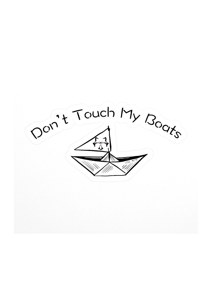 Don't Touch My Boats Sticker product image (1)
