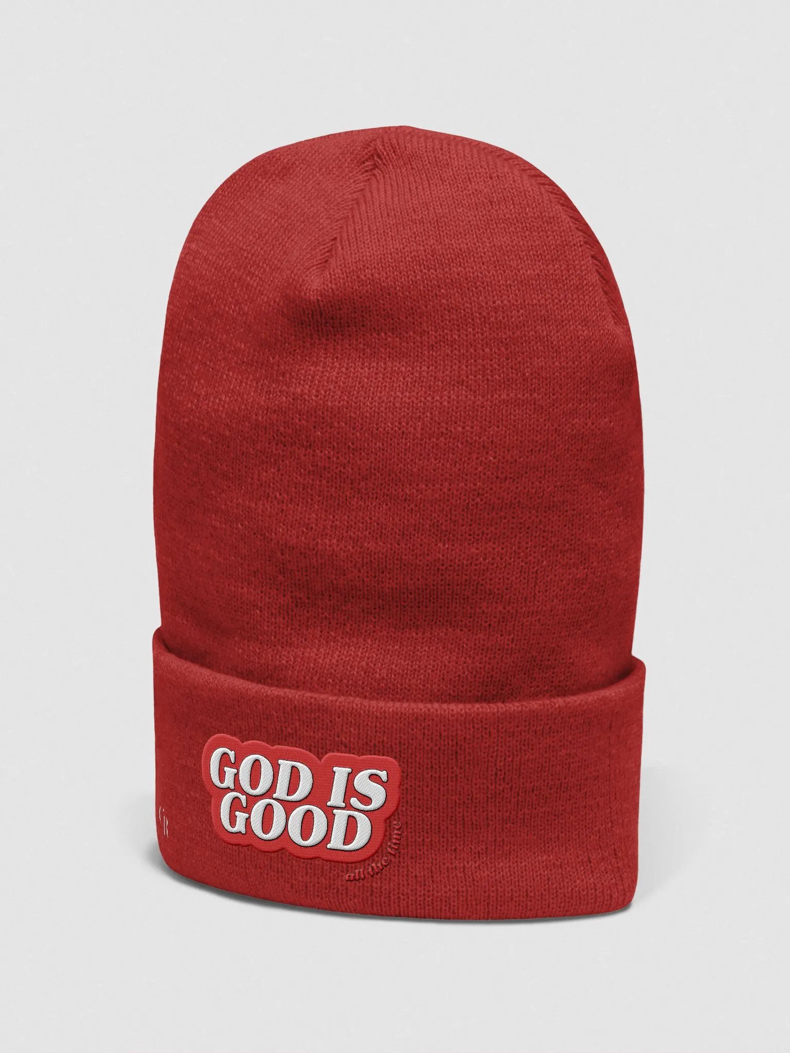 RED God is Good Beanie product image (2)