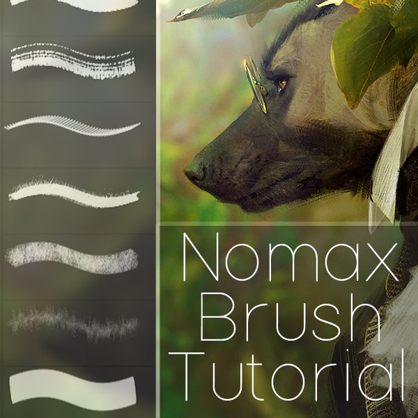 Nomax's Photoshop & Procreate Brushes + Tutorial Video product image (1)