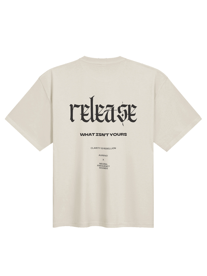Release Tee – Ivory Signal / Capsule 01 product image (2)