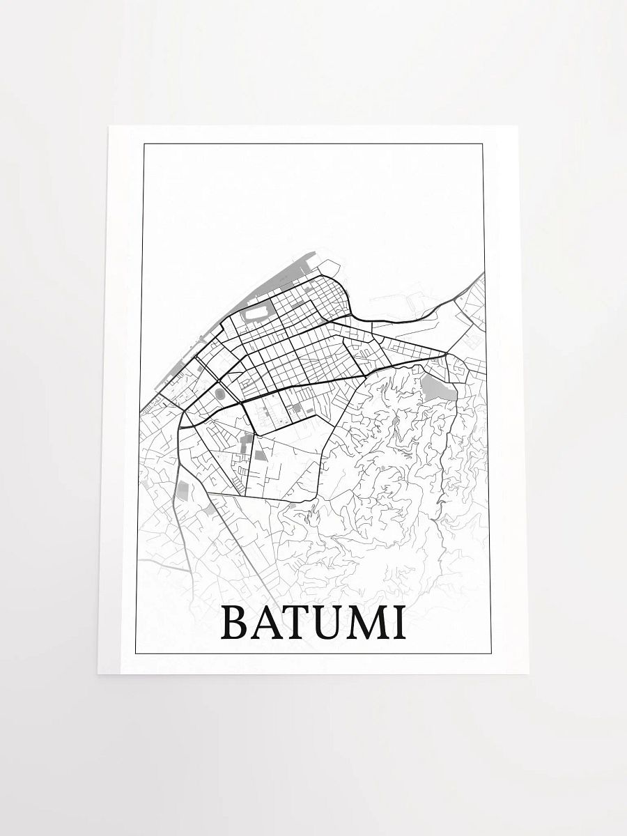 Batumi, Georgia, city map print product image (16)