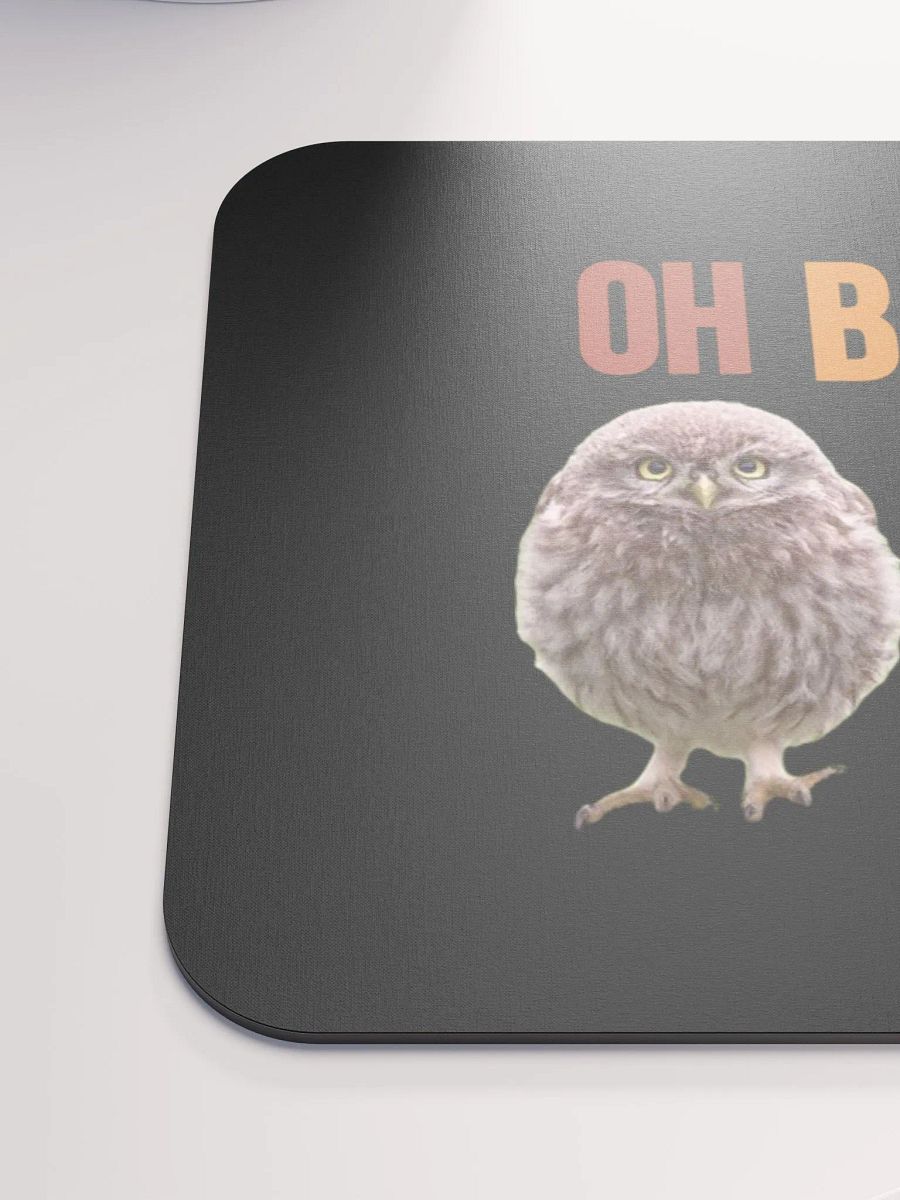 Oh Ballz Classic Mouse Pad (Black) product image (6)