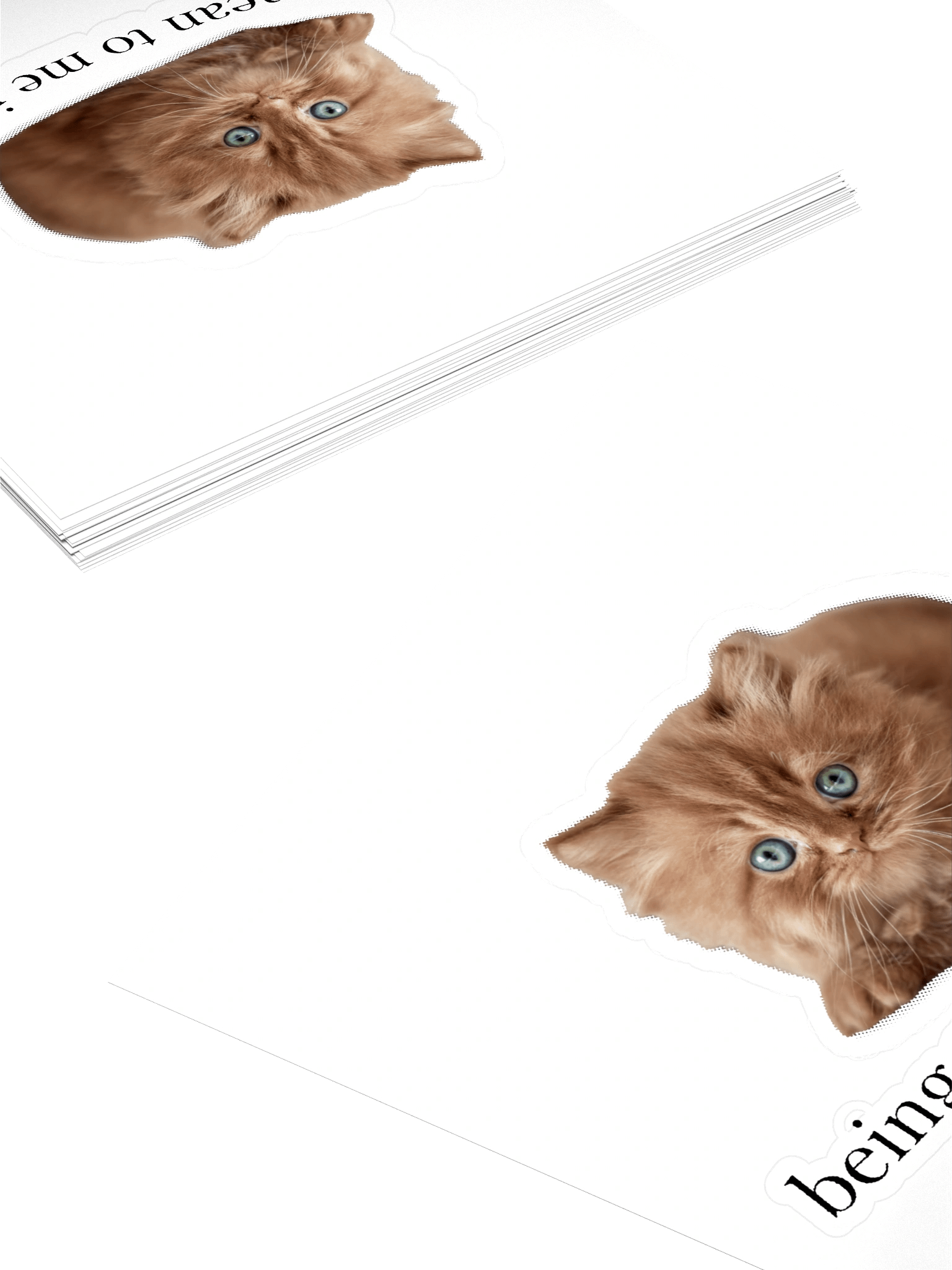 Being mean to me is illegal sticker product image (2)