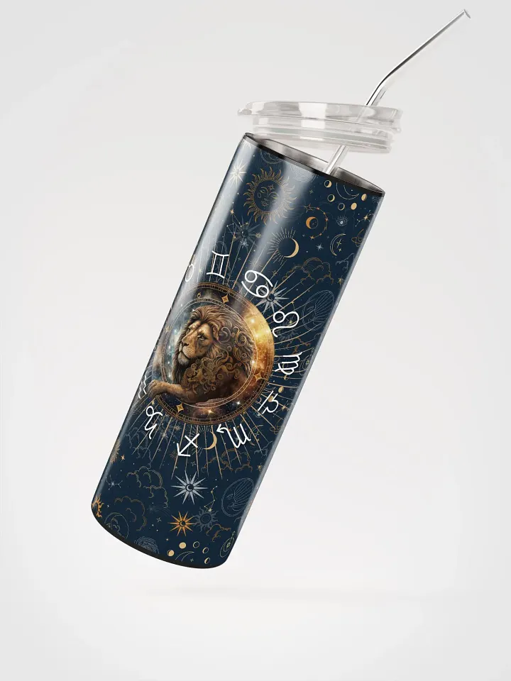 Leo Zodiac Stainless Steel Tumbler | Eco-Friendly Design! product image (2)