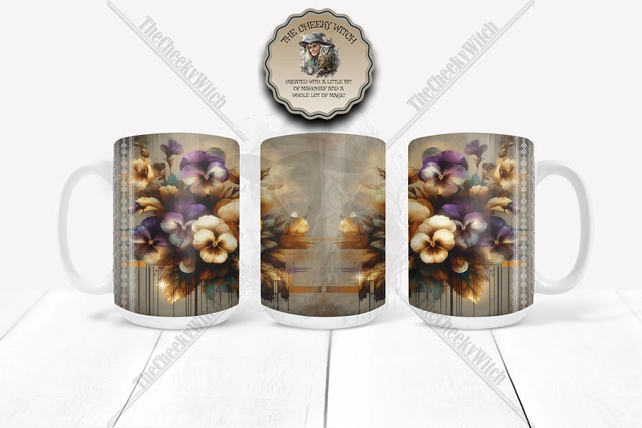 Pansies MUG DESIGN product image (1)