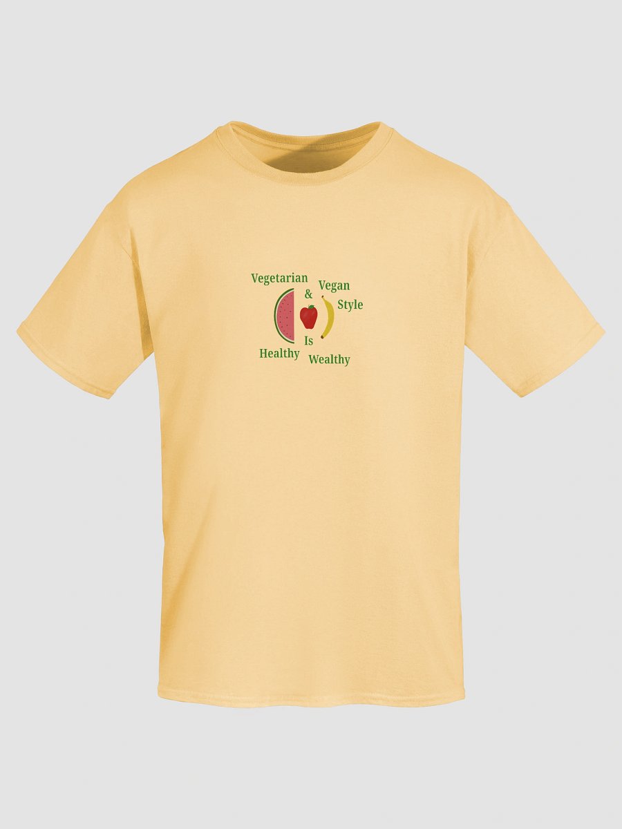Healthy Wealthy Vegetarian & Vegan T-Shirt product image (7)