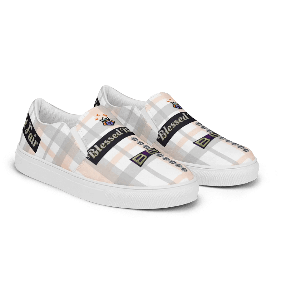 BBG Pink Plaid Women's Slip On product image (10)