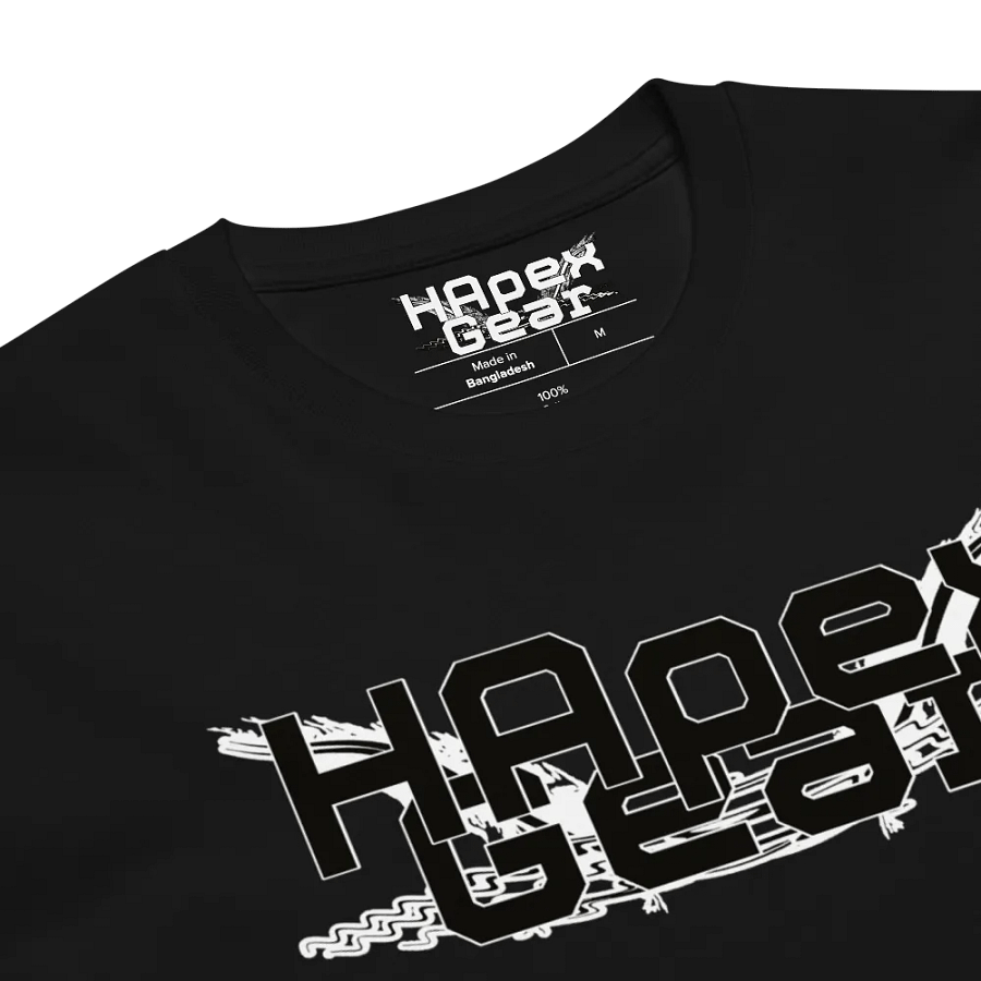 Unisex Premium T-Shirt - Print Embroidered Logo - Black HApex Gear Black Logo product image (6)