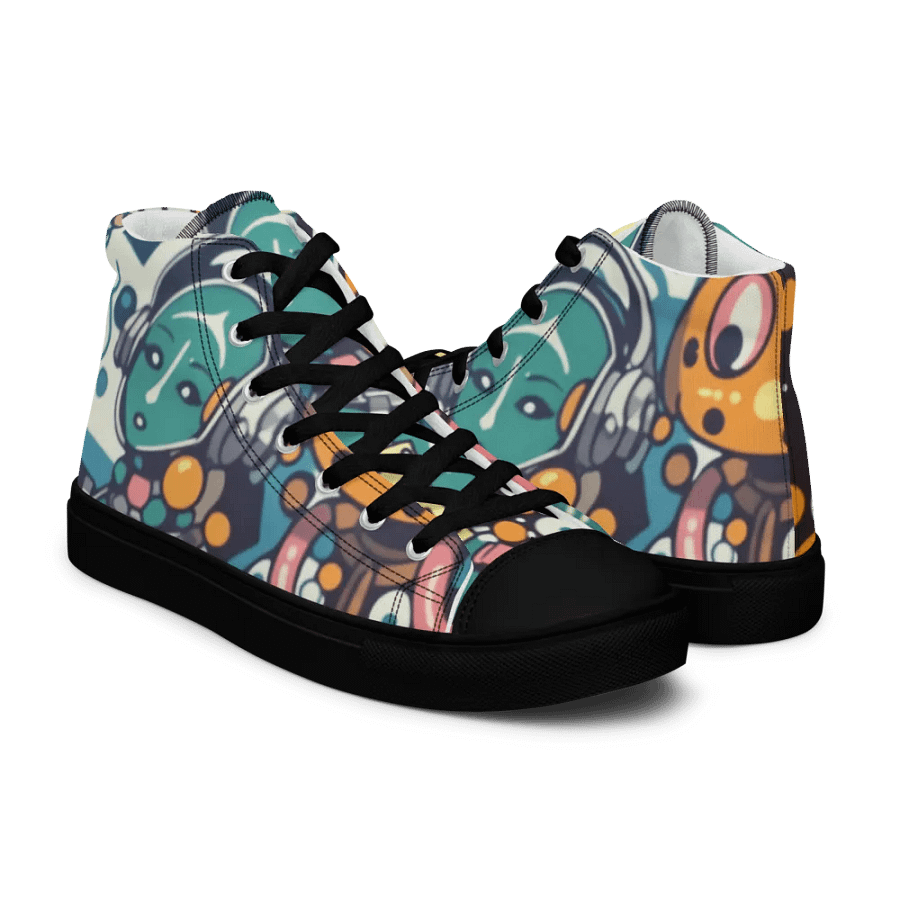 Custom Art High Top Canvas Shoes product image (11)