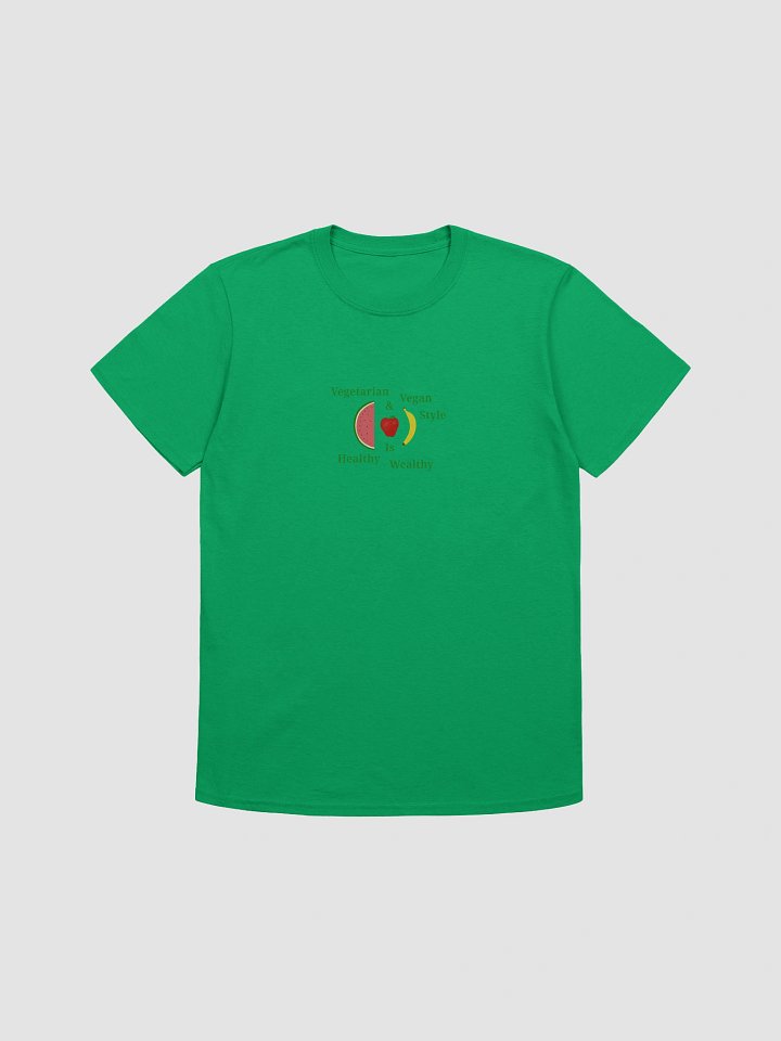 Healthy Wealthy Vegetarian T-Shirt product image (1)