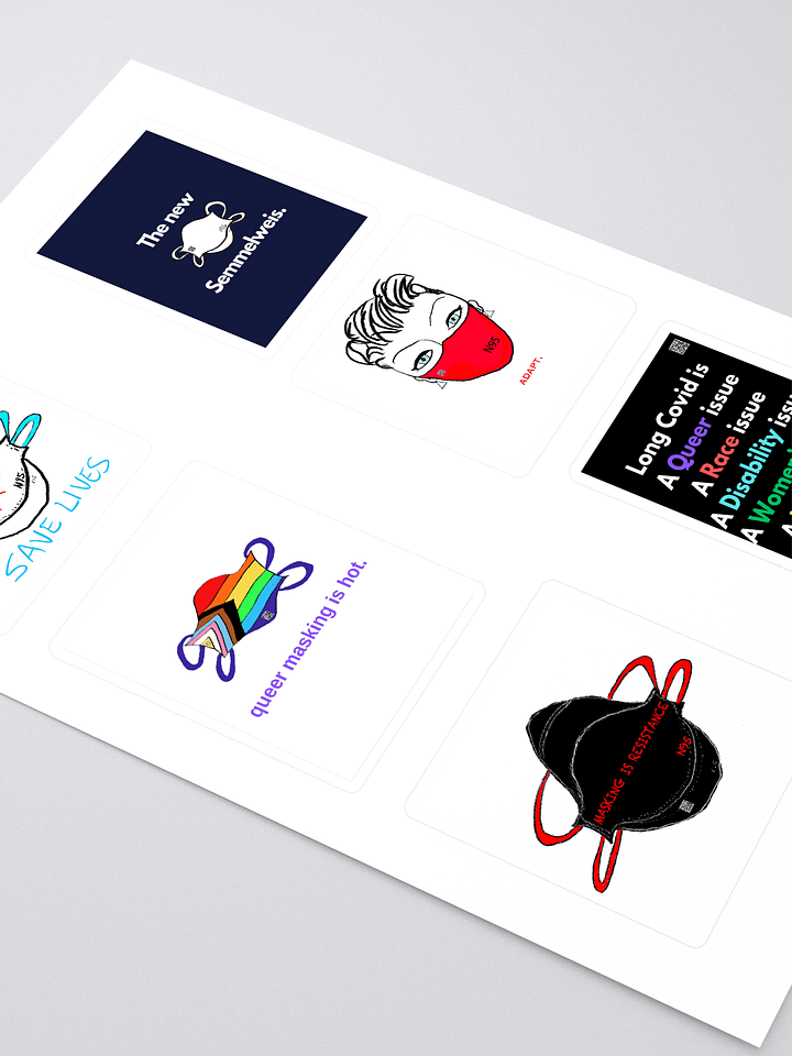 Sticker variety 6 pack product image (2)