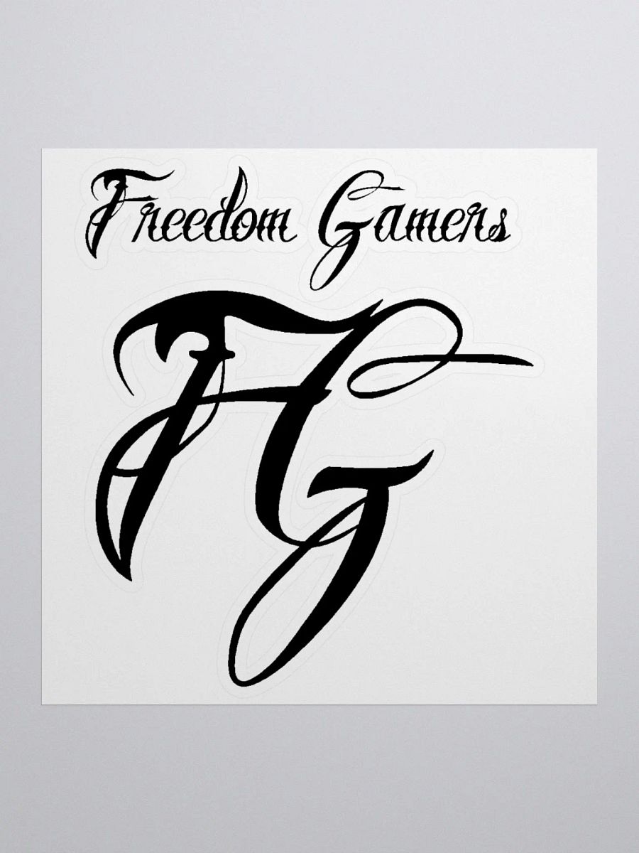 FG Stickers (black) product image (1)