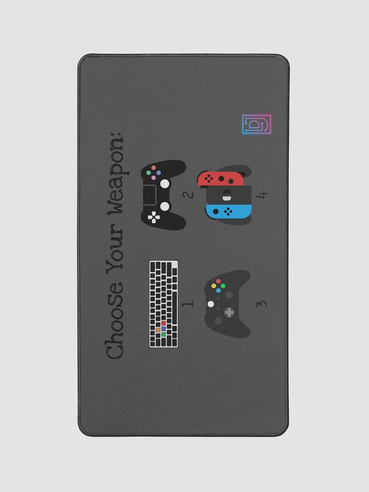 Choose Your Weapon Desk Mat product image (1)