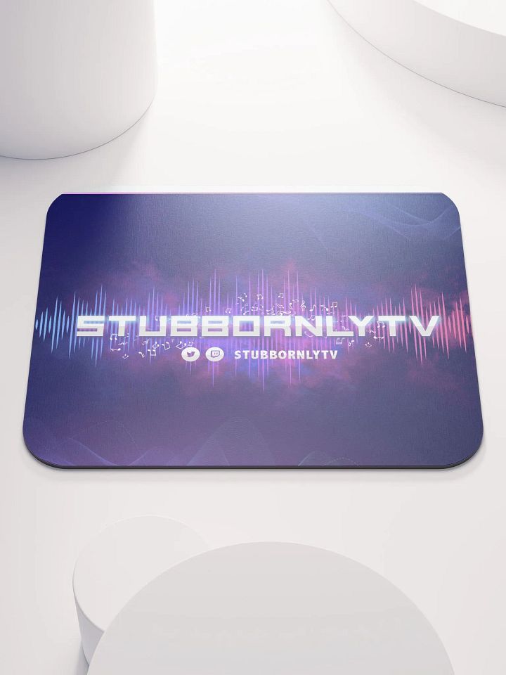 Vibrant StubbornlyTv Wave Mouse Pad product image (1)