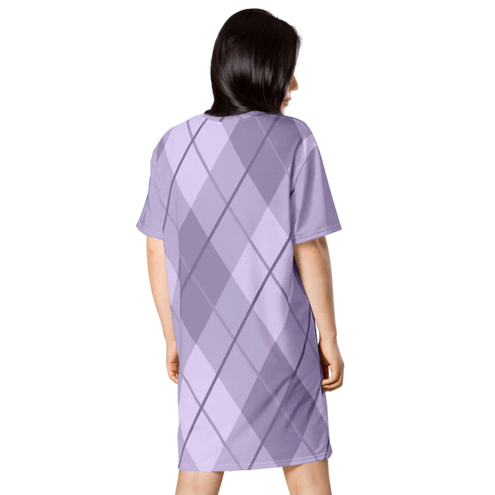 Lilac Argyle T-Shirt Dress product image (2)