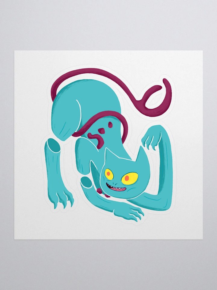 Demon Cat Sticker product image (2)