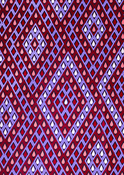 Scampolo Tessuto Wax Print - Design Geometrico - 68 cm x 114 cm - cod.489/D product image (1)