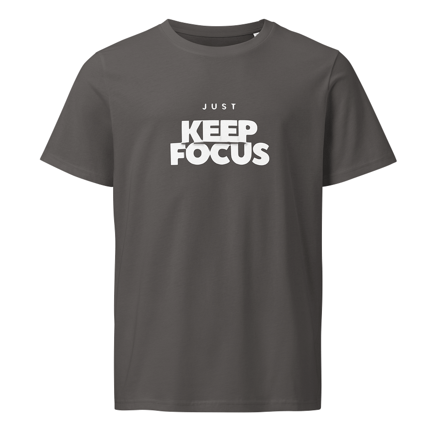 Man T-Shirt Keep Focus Slogan Stanley/Stella Unisex Organic T-Shirt product image (1)