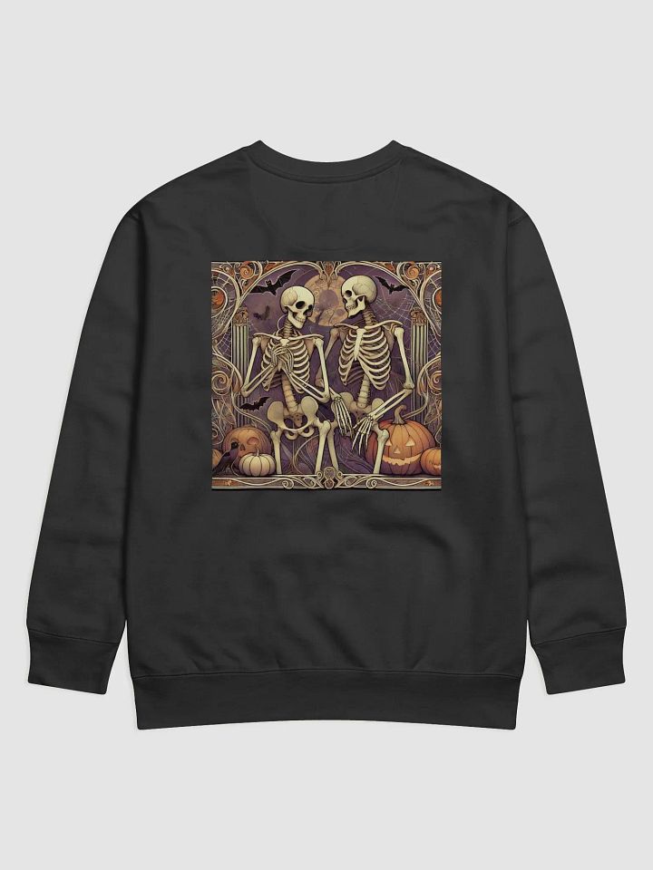 Art Nouveau Skeleton Long Sleeve Shirt - Gothic Elegance with a Haunting Twist product image (2)